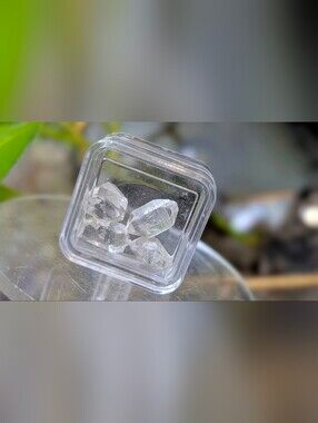 Herkimer Quartz Crystal Diamonds 4pcs